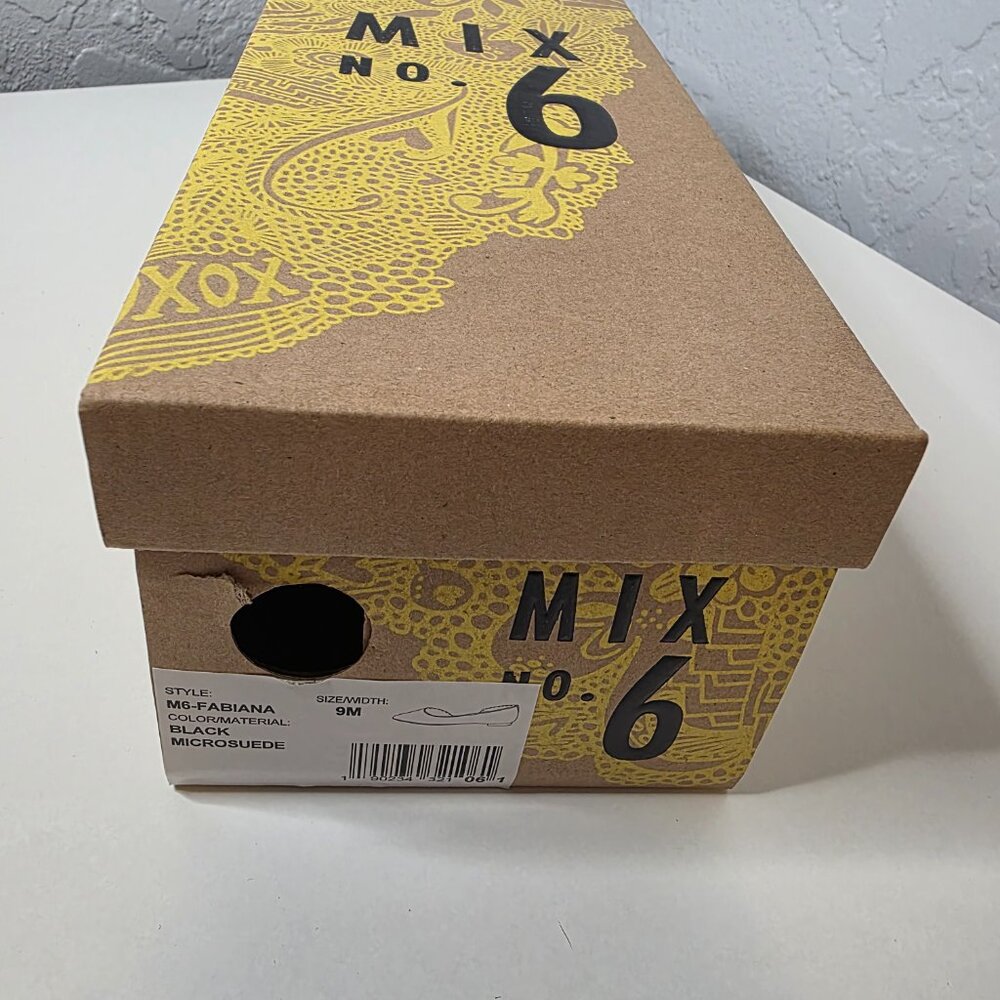 Mix No. 6 Women's Rhinestone Flats Black Size 9 - Picture 4 of 4